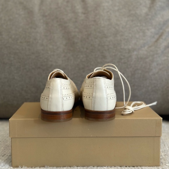 Sezane Derbies Paul - Ecru Lisse - Picture 5 of 7